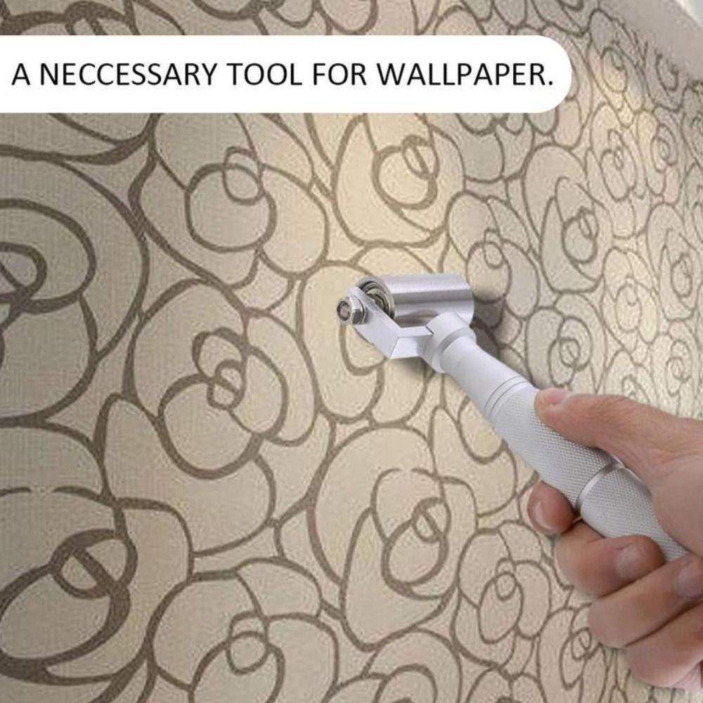 34/40mm Wallpaper Flat Pressing Wheel Construction Tools Wallpaper Smoothing Hand Tool  Household