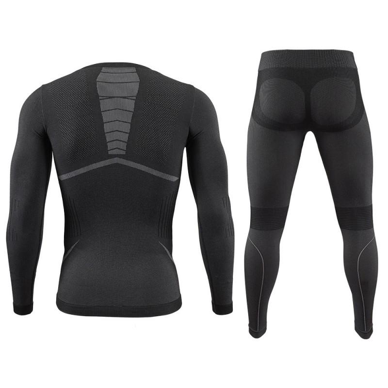 Mens Compression Base Layer Set Winter Skiing Quick Dry Thermal Underwear Tight Fit Snow Sports
