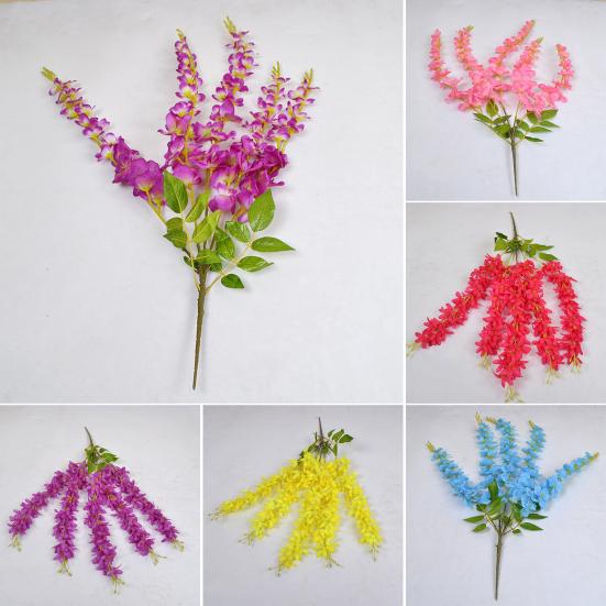 Hanging Artificial Flower Vine UV Resistant Indoor Outdoor Fake Silk Flower Garland Home