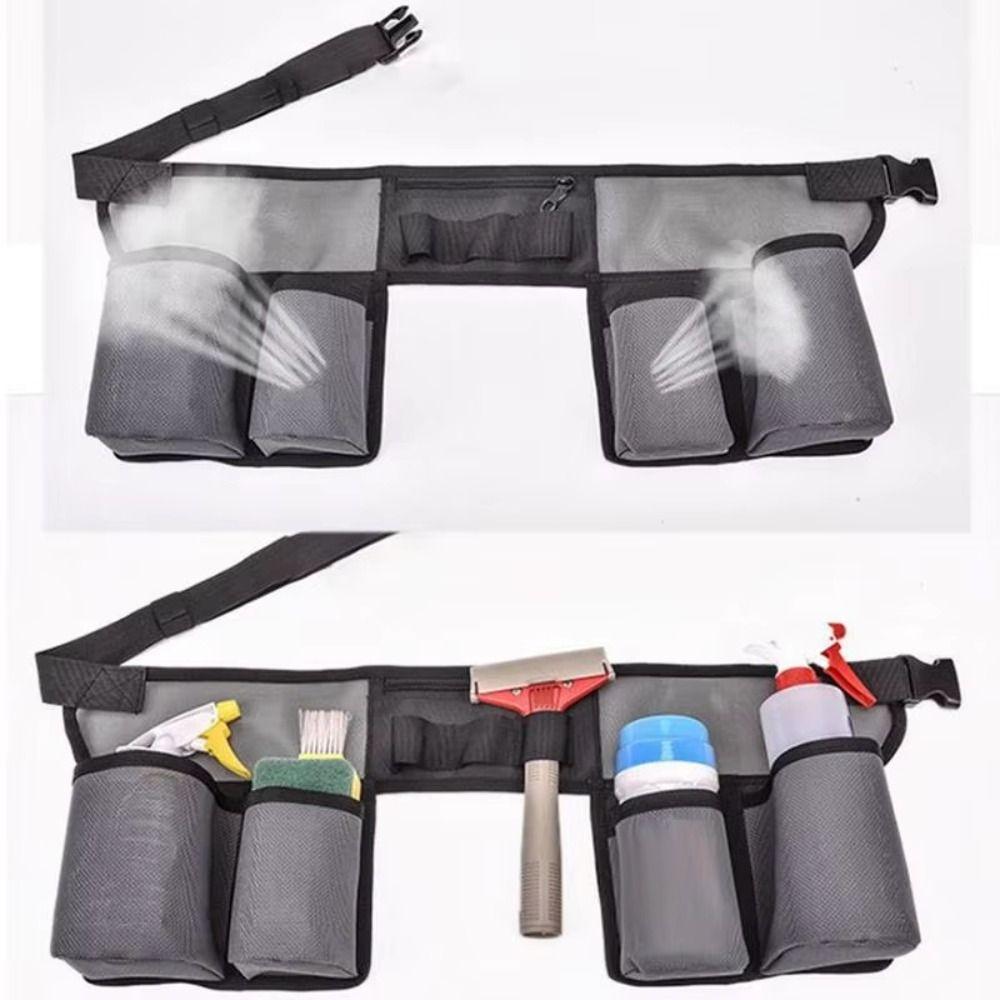 Waterproof Housekeeping Waist Belt Adjustable Gardening Tool Waist Bag  Electrician Toolkit