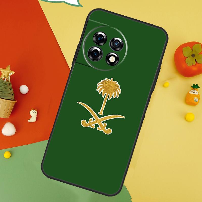 Kingdom of Saudi Arabia Flag Case For OnePlus 9 10 Pro 11 12 13 15 13T 13R 12R 10T 8T Nord 5 CE 2 3 4 Lite N20 N30 Cover