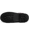 High Top Platform Men'S Leather Motorcycle Boots Mid-Calf Military Combat Boots Gothic Belt Punk Boots Casual Men Shoes Black 2A
