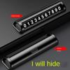Car Stop Temporary Car Parking Card Phone Plate Card Number Switch Car PHONE NUMBER Car Parking Card Stop Sign Interior