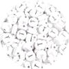 100pcs/lot 7mm Round Acrylic Letter Beads A-Z Alphabet Beads Loose Beads For DIY Bracelet Necklace Keychain Jewelry Making