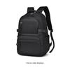 Versatile Solid Color New Style Unisex Daily Campus Large Capacity Travel Backpack Water-Resistant Fashionable Double Shoulder Bag