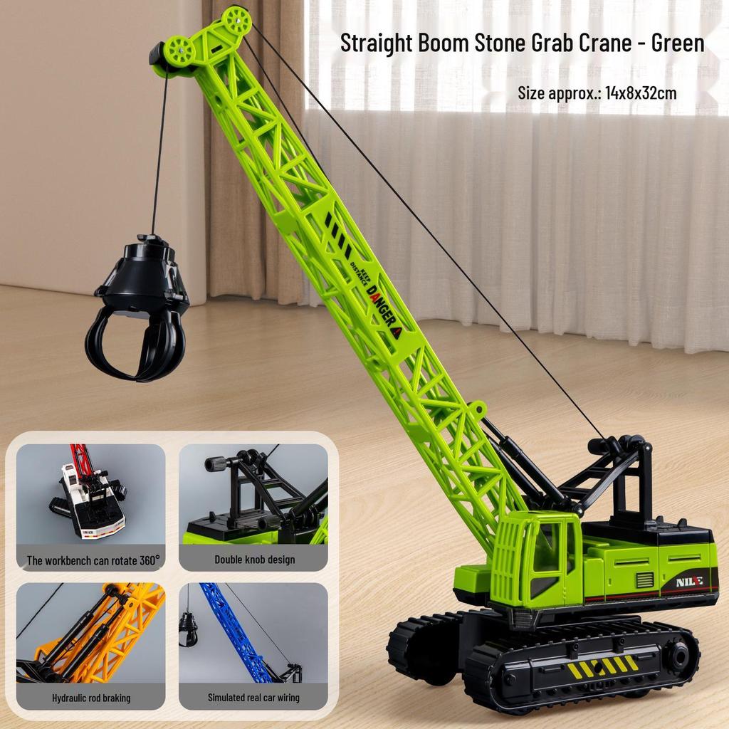 Eylemsizlik Mühendislik Aracı için Damperli Kova ve Forklift Durdurma Arabası Modeli ile Çocuk İtmeli Ekskavatör Oyuncağı.