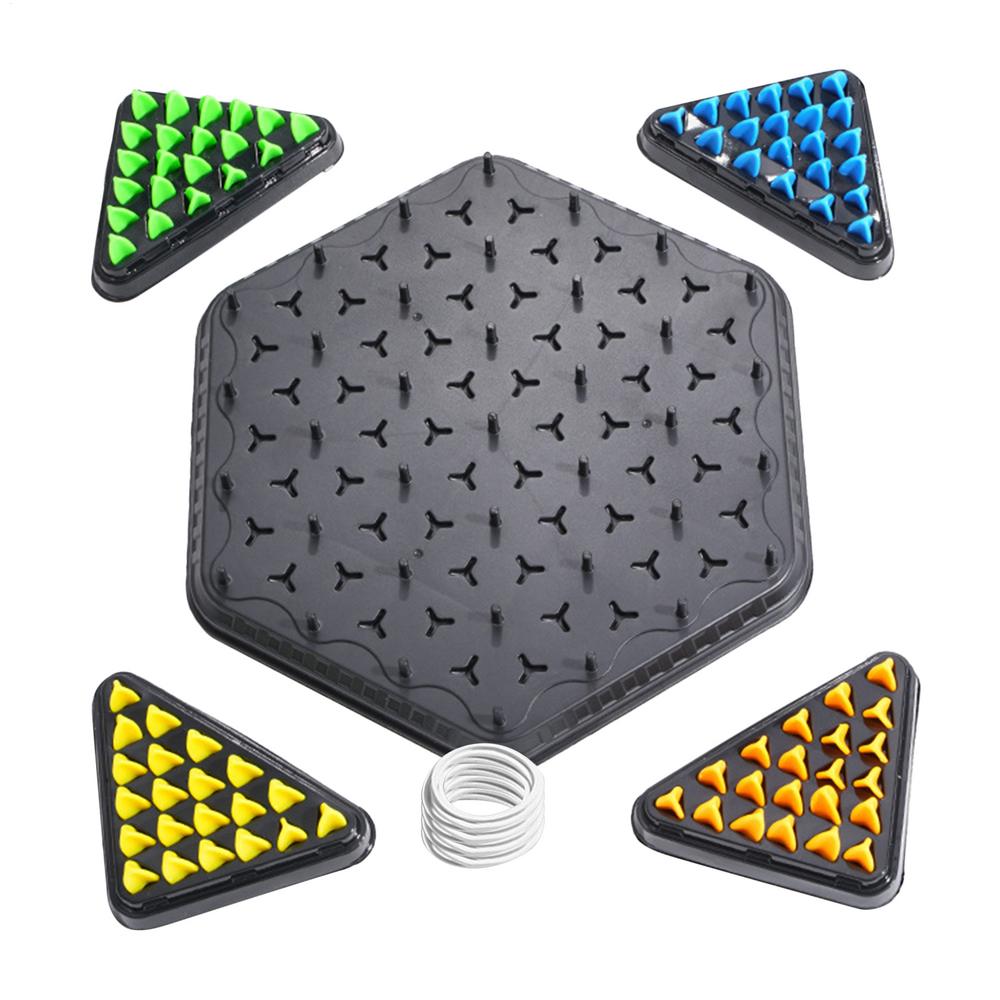 Puzzle Triangle Chess Board Game, Geometric Chain Chess Game, Interactive Strategy Game, Exercise Thinking Logic Board Game