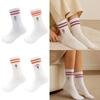 Cotton Yoga Socks Harajuku Street Cherry Embroidery Socks New Pilates Socks