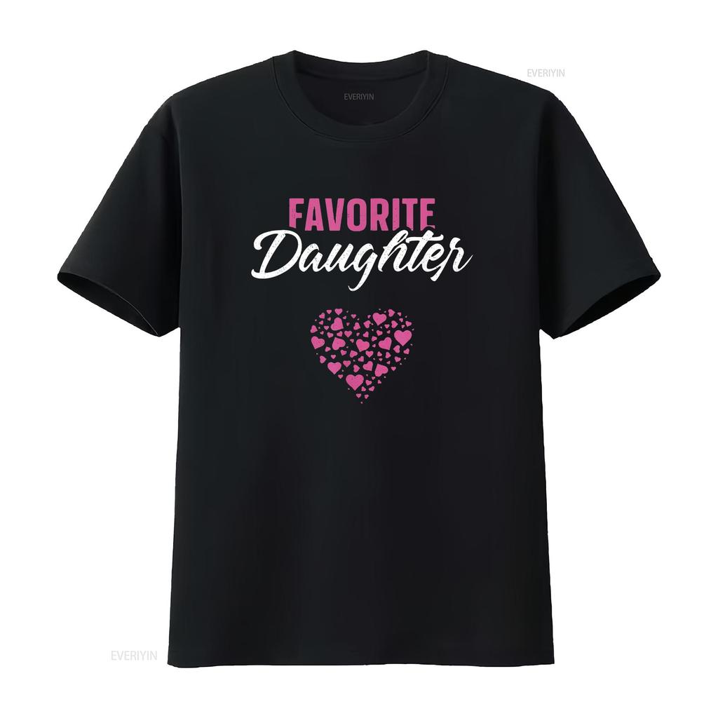 Favorite Daughter T Shirt For Her Mother s Father Day vintage Washed Breathable Unisex Soft fashion streetwear designer clothes