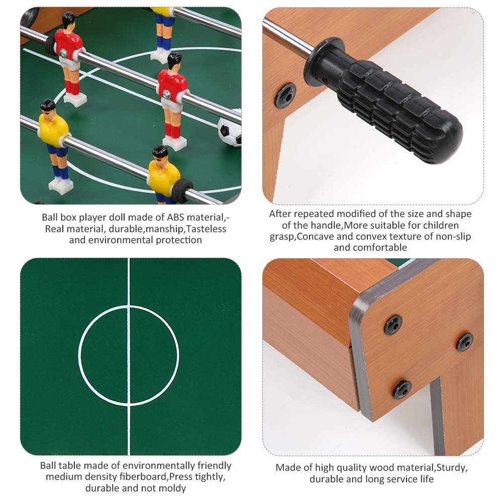 Portable Table Kids Desk Soccer Hand Grip Educational Toy for Boys and Kids Exercise Soccer, 69x37x22.5cm Toy,