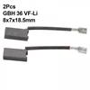 2 Carbon Brush 36VF-LI Copper D35 DRILLS FOR BOSCH