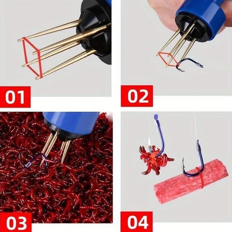 Rybářské peletové návnadové gumičky Elastické gumové kroužky Klip na žížalí návnady Ručně vázané Granulované bandážovací nástroje pro kaprový rybolov v sladkých vodách Příslušenství pro rybáře