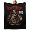 Coperta Plaid per Halloween del Film Terrifier Coperta Leggera Resistente alle Pieghe