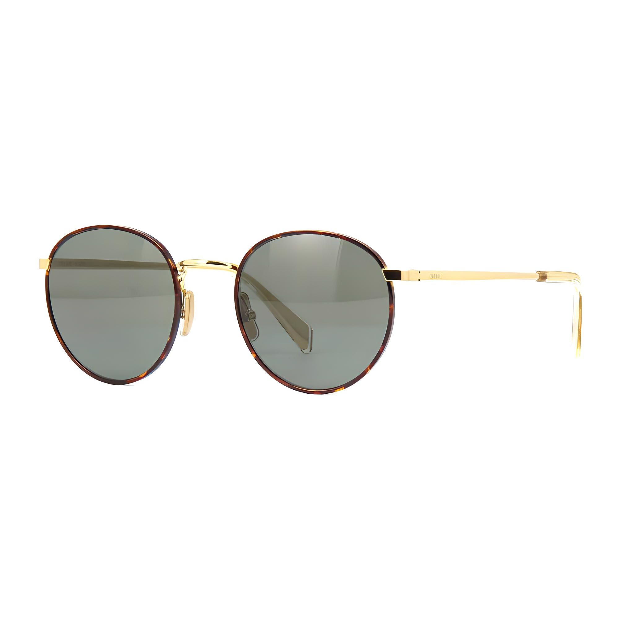

Celine Metal Round Vintage Sunglasses Women sunglasses Dark-Green CL40100U-34N Jasper,50