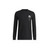 T Shirts Men's Black Crew Neck Moderate Straight Fit HC7567