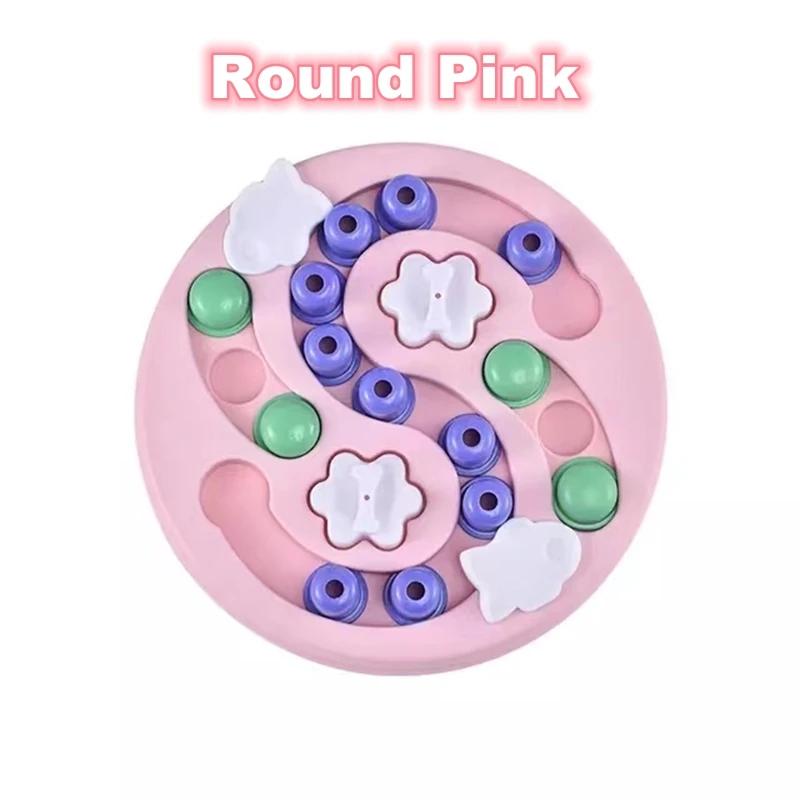 Dog Puzzle Toys Interactive Games Increse IQ Training & Enrichment Puppy Mental & Relieve Anxiety Pet Slow Feed Dispenser Bowl