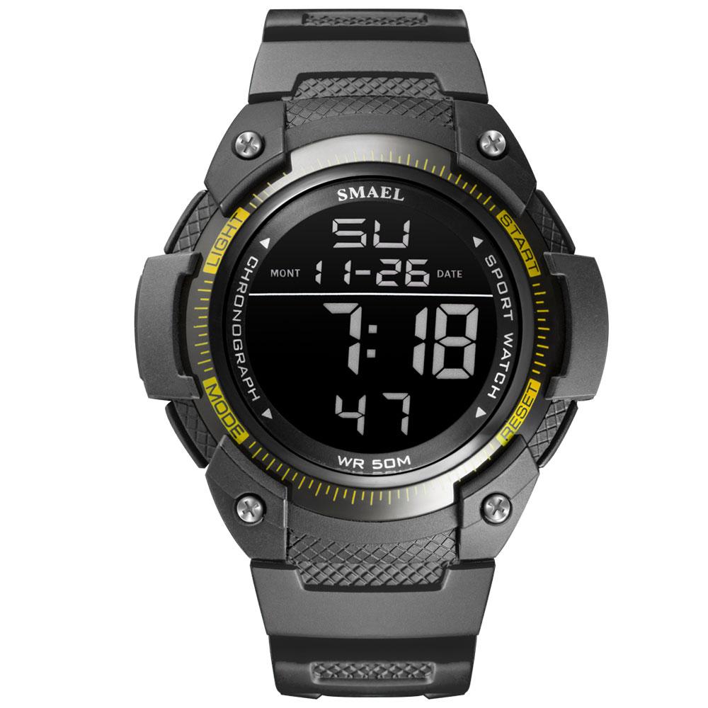 Orologio Uomo Sportivo Militare, Digitale Analogico, 50m Impermeabile, Multifunzione Con Cronometro E Sveglia. Grande Quadrante 59mm.