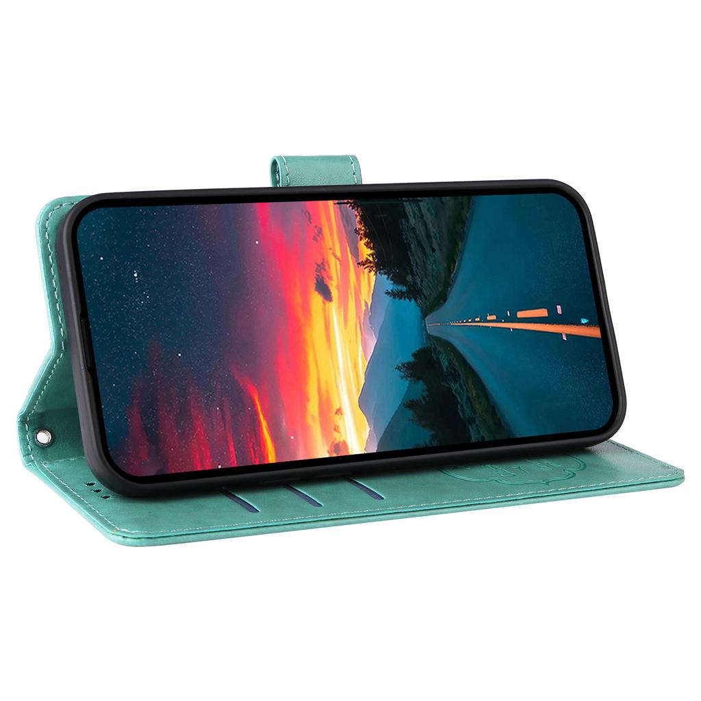 For Honor X8c 4G Case Butterfly Floral Imprint Wallet Stand Leather Phone Cover