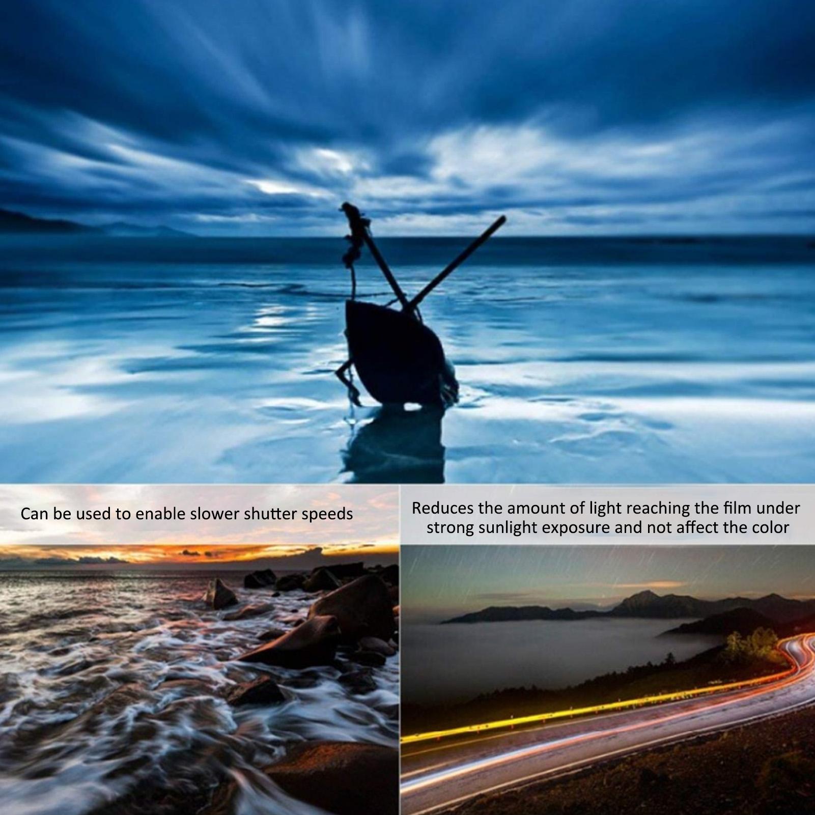 Junestar Neutral Density Dimming Lens ND Filter   ND1000 for SLR Mirrorless Camera Lens