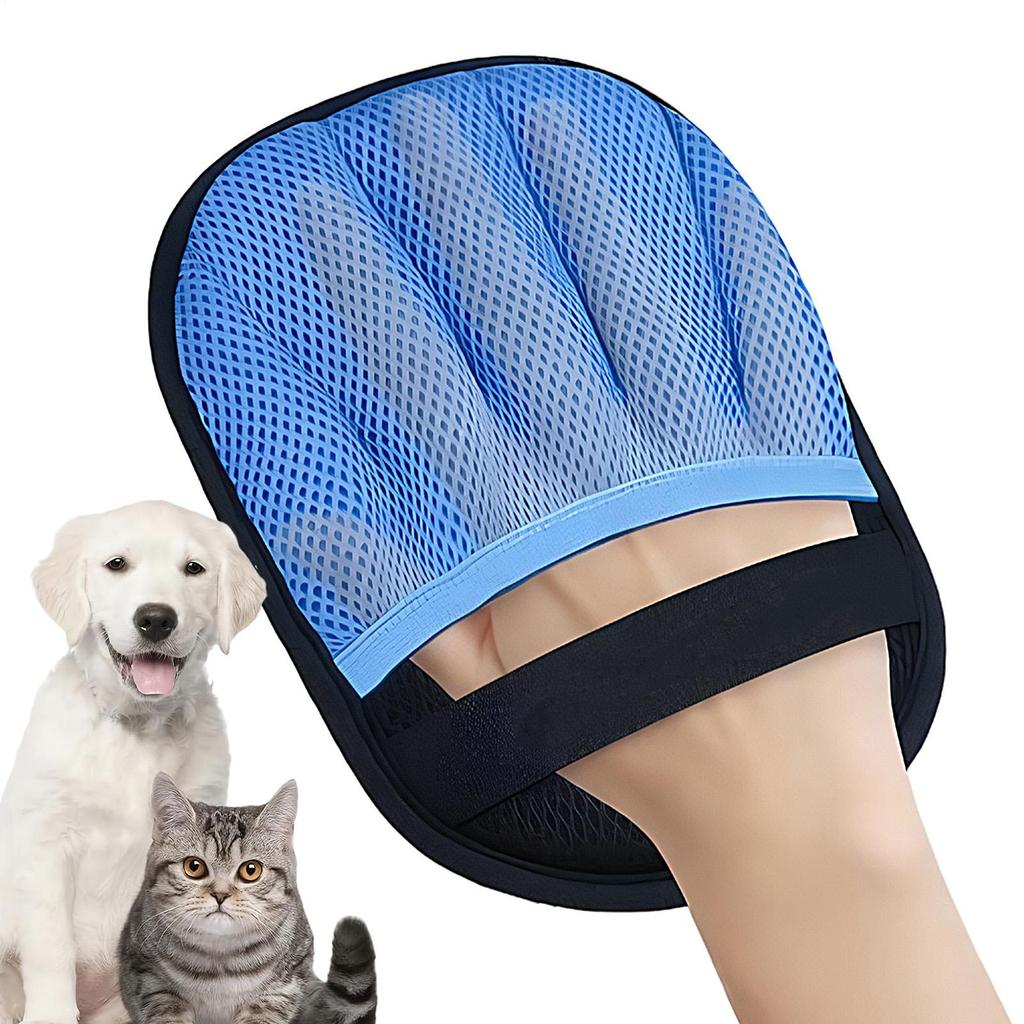 Cat Hair Remover Gloves Anti-Static Pets Hair Removal Brush Pets Static Removal Mitten for Puppy Kitten Long Short Coat Carpet