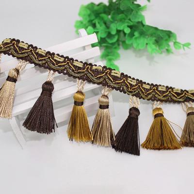 11.5 Meter Exquisite Curtain Lace Tassel Fringe Upholstery Ribbon Trim DIY Drapery Curtain Sofa Tablecloth Decor Accessories