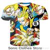 Kids Fashion Streetwear Dragon Ball Tshirt Kids Boys Girls Clothes Z T-Shirt Goku Super Saiyan Vegeta Kakarot