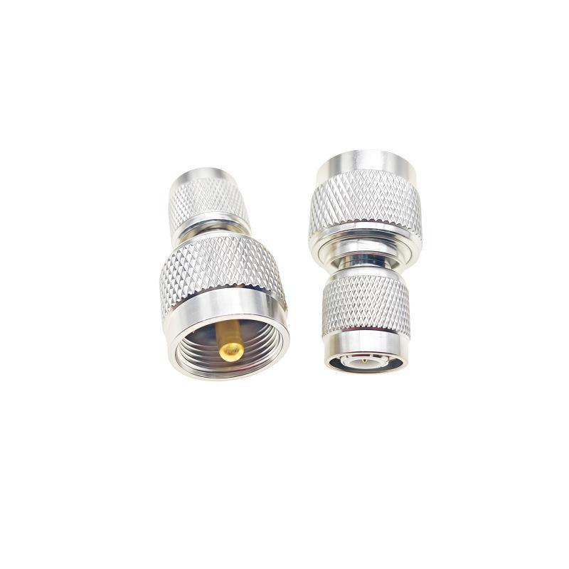 Copper Nickel-Plated TNC to UHF Male RF Coaxial Adapter (SL16 to TNC)