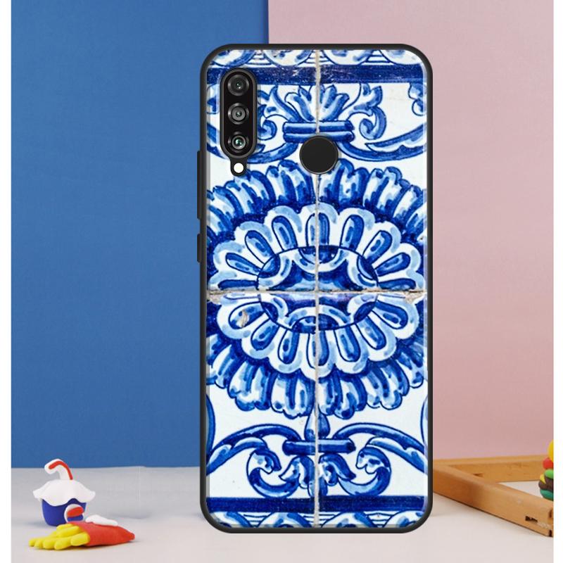 Moroccan Tile Case For Huawei Nova 12i 11i 8i 7i 12s Y73 Y70 Y90 Y60 Y72 Y61 Y91 9 10 SE P40 Lite P30 Pro