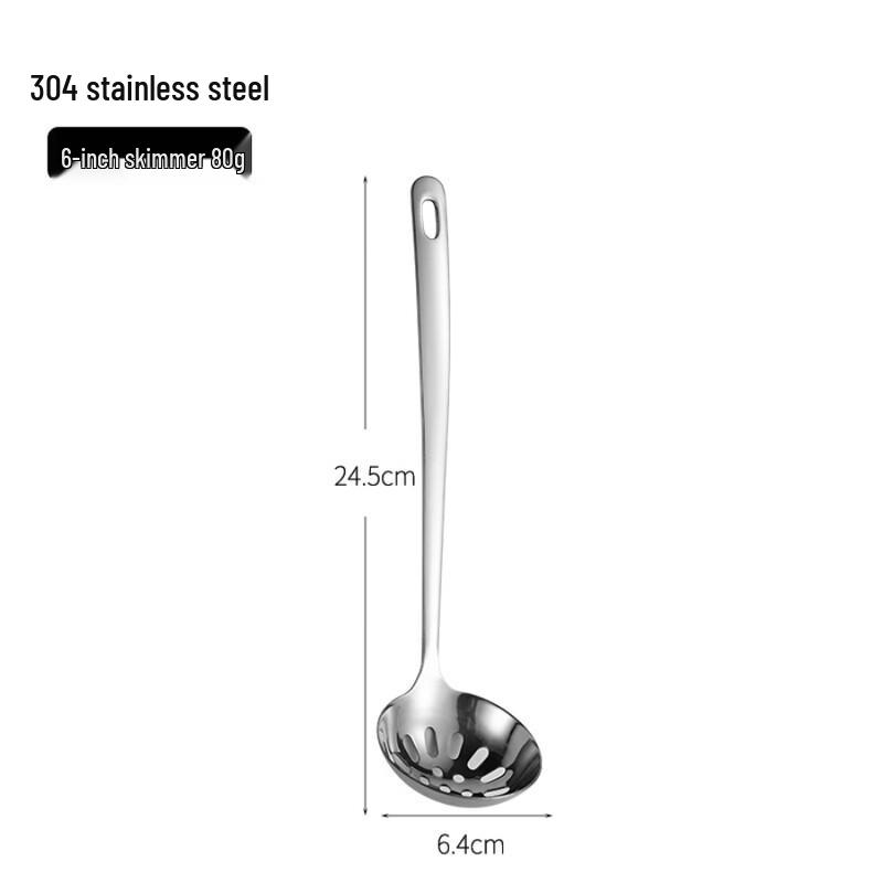 ZISIZ 304 Stainless Steel Long-Handled Soup Ladles