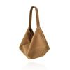 Suin Suede Pomji Shoulder Bag Camel Brown