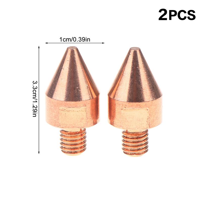 Neue 2 Stück Widerstandspunktschweißspitzen Elektroden Für Schweißdicke 0,6-1,5 mm Stahlblech CE Tragbarer Punktschweißer