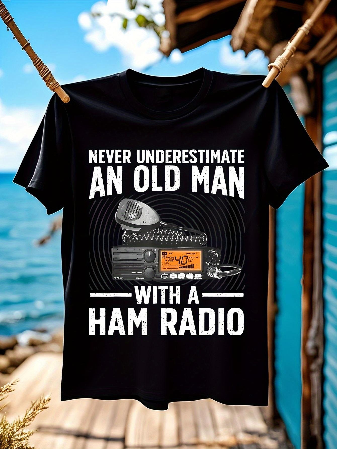 Amateur Radio Operator Tshirt Funny Ham Radio Saying Neve... L