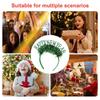 Happy New Year Headband for New Year Party Sequins Garland Headwear for Adult Teens Shimmering Festival Props Hairhoop