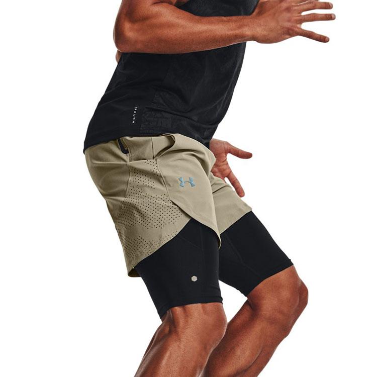 Men's Shorts Under Armour Stretch Sports Shorts Men's Khaki Moderate