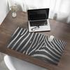Modern Desk Pad with Original Zebra Stripes Print 90x45 Cm