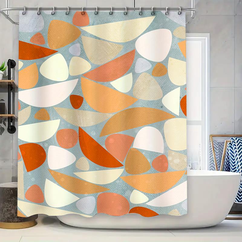 

Green Palm Leaf Shower Curtain Extra Long Bath Decor For Home Decoration Waterproof Fabric Print Perfect Gift Idea (50 Character W60H190(CM)-1 Pcs