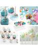1PC 15 Hole Cake Pop Stand Candy Display Acrylic Stand Clear Durable Candy Stand Baby Shower Wedding Party Birthday Dessert Plac