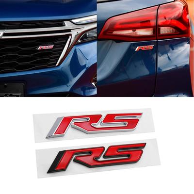 Car Body Side Emblem Tail Trunk Badge Sticker for RS Aveo Cruze Malibu Spark Optra Trax Sail Silverado Luv Kalos