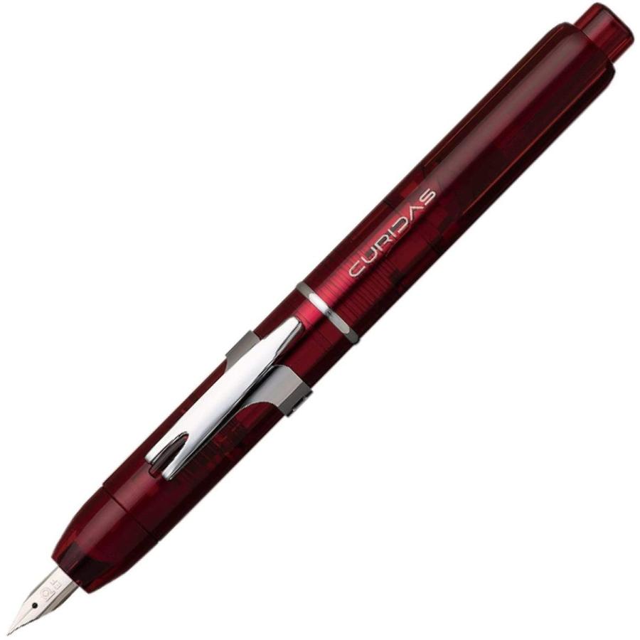 

Platinum CURIDAS Knock Fountain Pen Gran Red Medium Nib PKN-7000#77-3