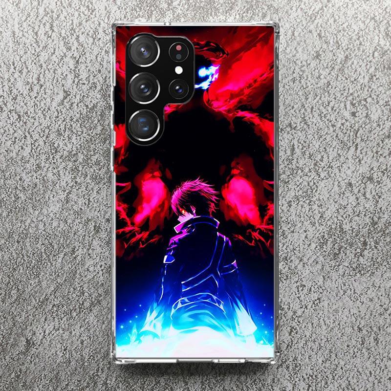 Sword Art Online Anime Phone Case For Samsung Galaxy S25 S24 S23 Ultra S22 Plus S21 S20 FE S10 + S25Ultra S24U Soft Cover Shell