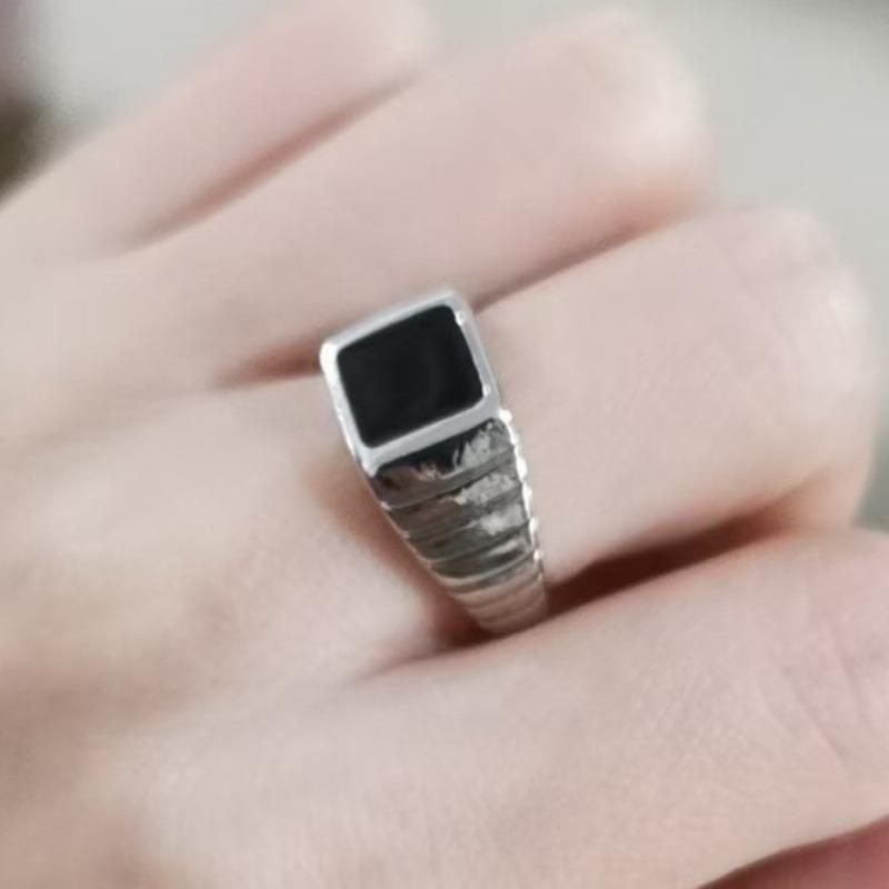 Оптовая продажа новых колец с дизайнерским чувством, прочных колец с глазурью типа  капельная  в винтажном стиле, модных и персонализированных ретро-колец 8