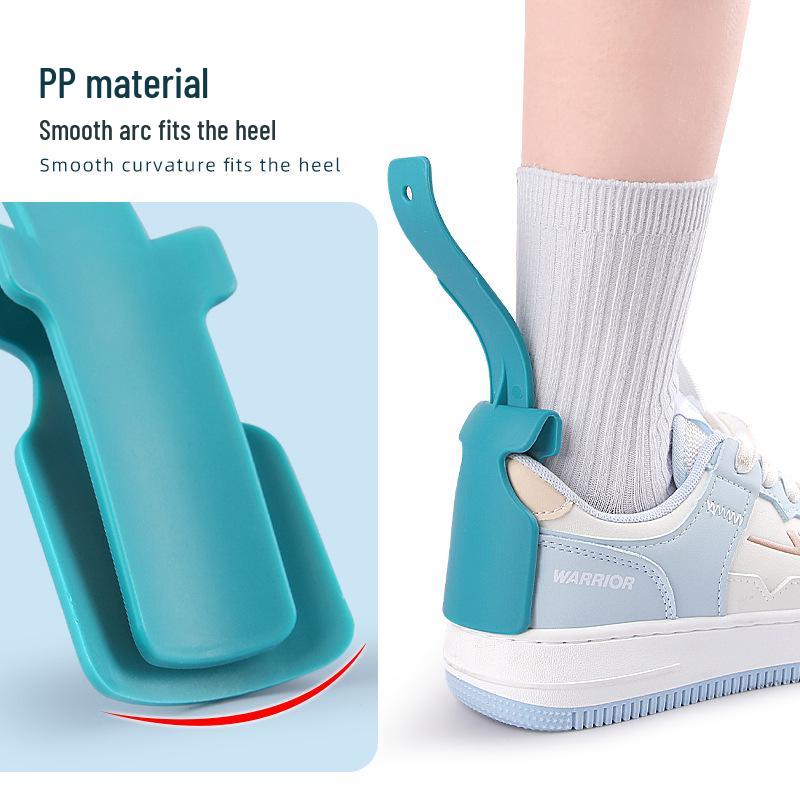 Easy Shoe Lifter for Kids & Seniors - No Bend Shoehorn, One-Step Shoe Assist.
