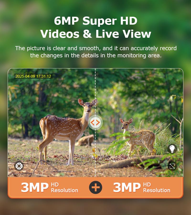 Ubox Solar 4G Wildtier-Jagd- und Überwachungskamera