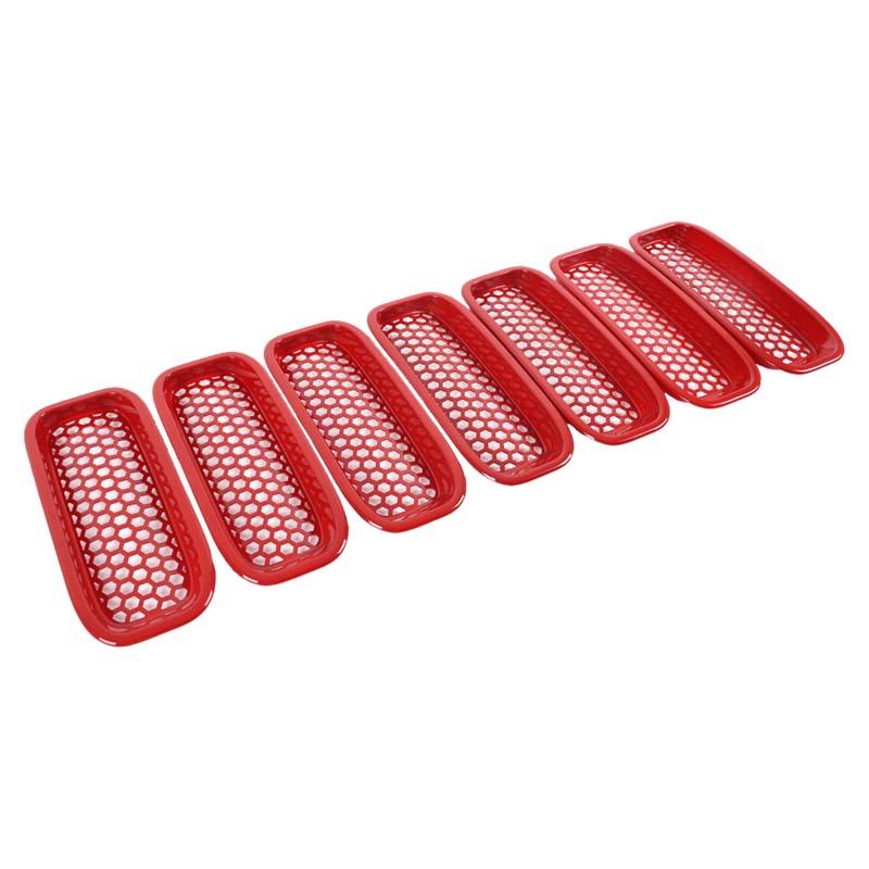 

ABS Black/Red For Hummer H2 2003-2009 Car Front Grille Insect Screen Protective Cover Decoration Modification Accessories красный
