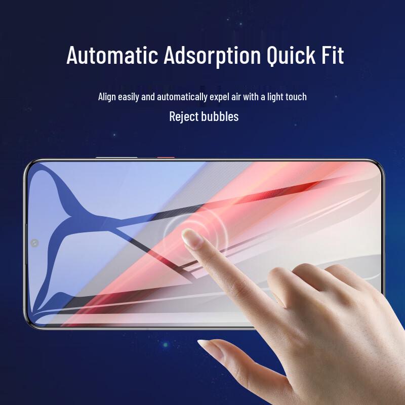 ESCASE iQOO Full Coverage HD Tempered Glass Screen Protector