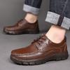 Fashion Plain Outdoor Height Increasing Men's Leather Shoes Non Slip Summer Sale In Promotion Classic Original Elegant Male Casual Shoe