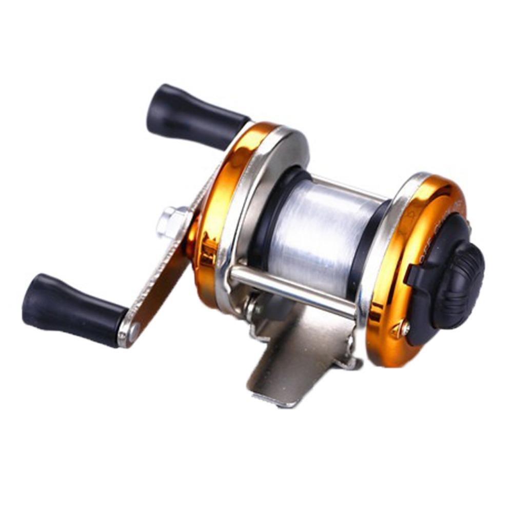 Metal Construction Ice Fishing Reels Right Left Hand Mini Size Fishing Spinning Reel Portable Use High Speed