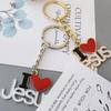 Heart Pendant Keychain Charm for Phone or Bag - Personal Gift Item