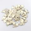 200x Animal Flower Leaf Pattern Multi-function DIY Pendant Handmade Practical Home Decoration Scrapbooking Craft Wooden Ornament