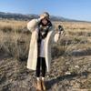 Womens Long Puffer Coat Winter Thickened Down Cotton Jacket Loose Fit Warm Hooded Outerwear